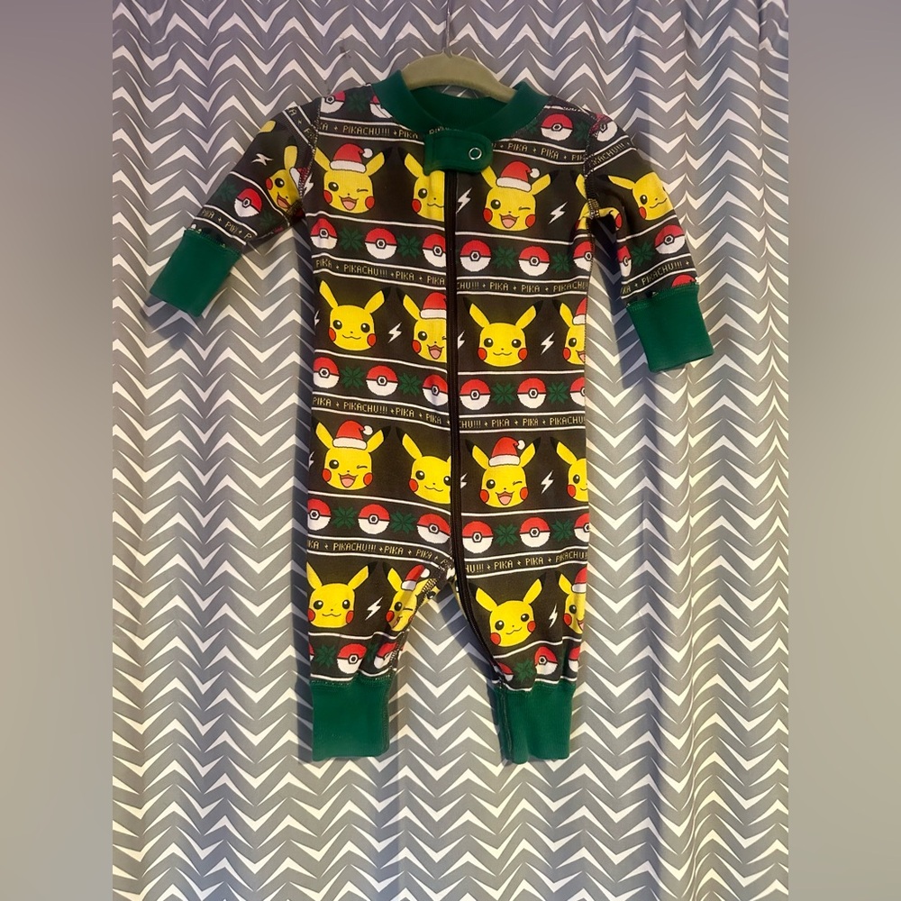 Hanna Andersson | Pokémon Collection Holiday Baby Zip Sleeper, 0-3m